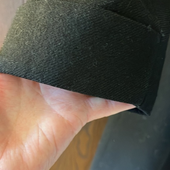 Vintage Alorna 100% wool maxi black coat. Size Medium. - Picture 4 of 10